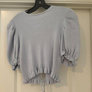 BRAND NEW En Saison top size M in light blue